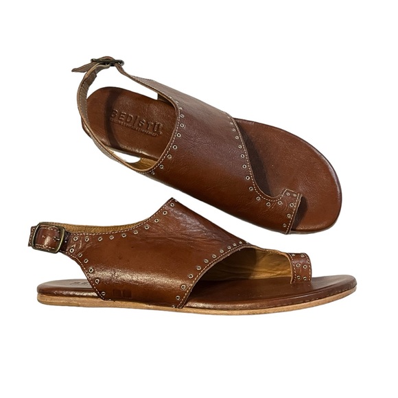 Bed Stu Misha Distressed Leather Sandals - Picture 3 of 13